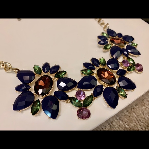 Multi color statement necklace - Picture 4 of 4